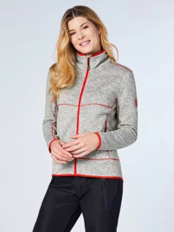 Chiemsee -Chiemsee chiemsee fleecejacke lohja in grau 1