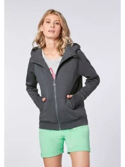 Chiemsee Sweatjacke "Punta Paloma" In Anthrazit