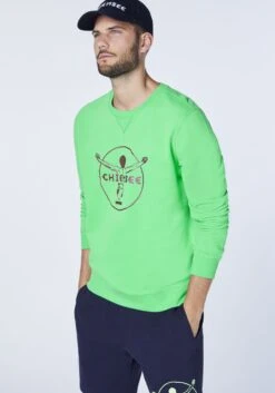 Chiemsee Sweatshirt In Rot-Grün -Chiemsee chiemsee sweatshirt in rot grun 3