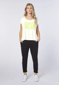 Chiemsee T-Shirt In Weiß-Gelb -Chiemsee chiemsee t shirt in weiss gelb 2