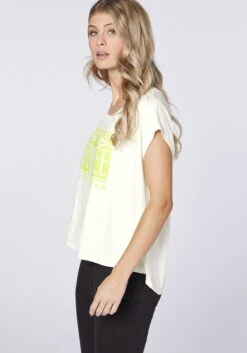 Chiemsee T-Shirt In Weiß-Gelb -Chiemsee chiemsee t shirt in weiss gelb 3